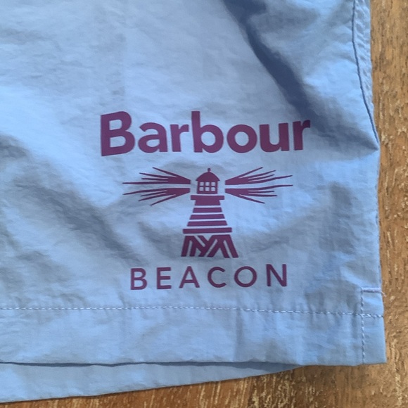 Barbour Beacon Large Bathing Suit in Light Blue - Picture 4 of 9